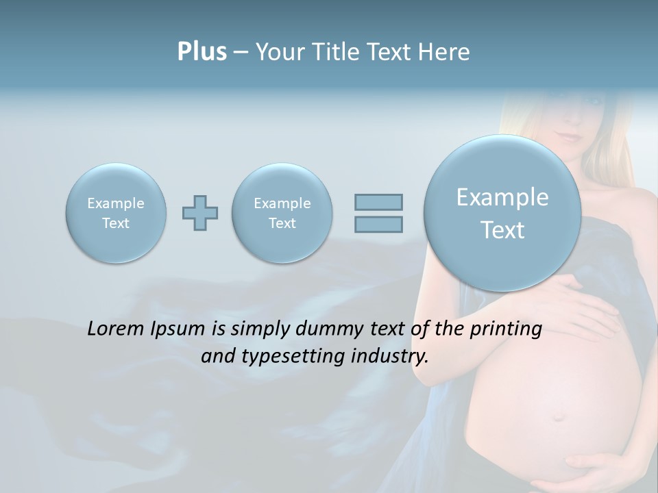 Touching Copyspace Parenthood PowerPoint Template