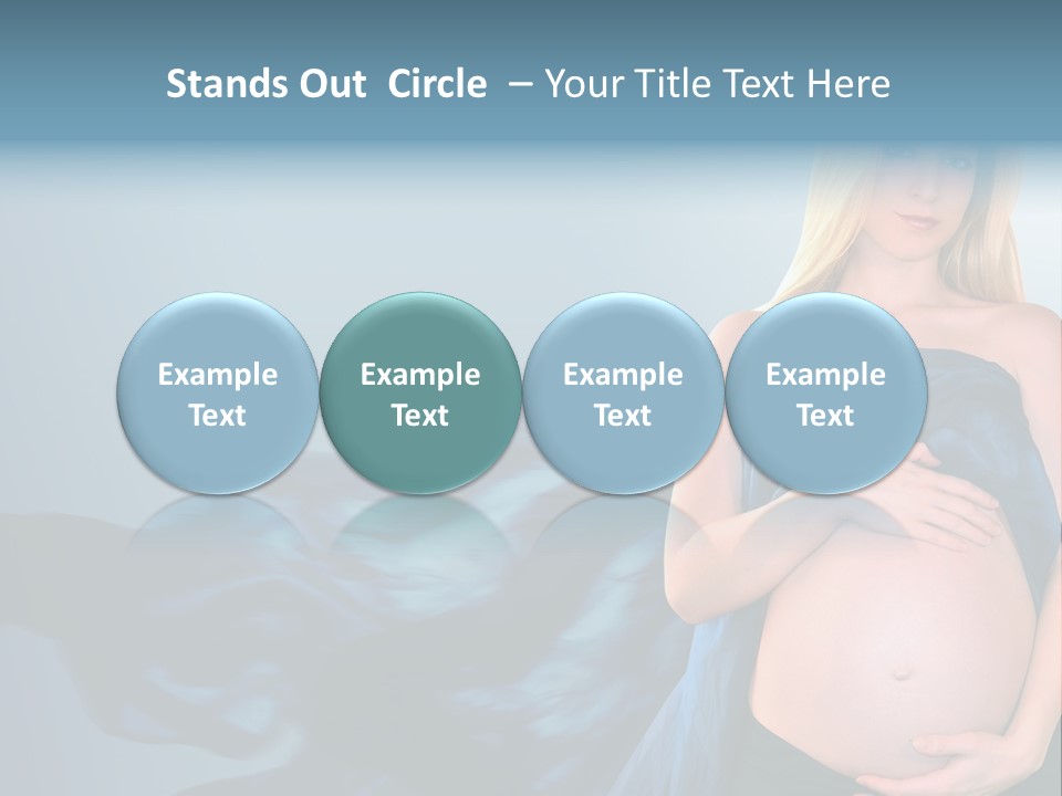 Touching Copyspace Parenthood PowerPoint Template