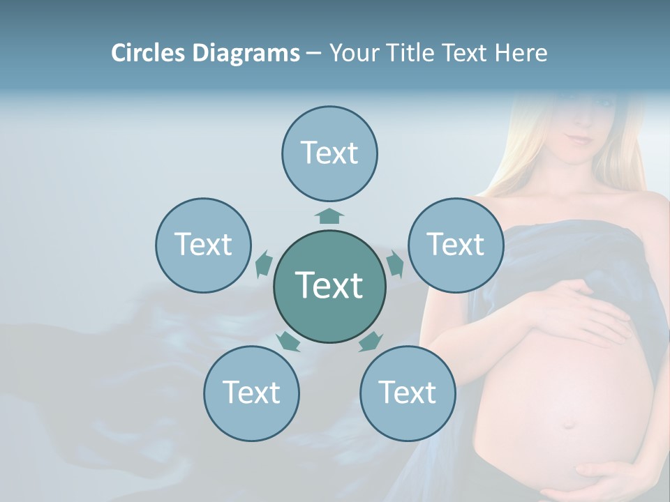 Touching Copyspace Parenthood PowerPoint Template