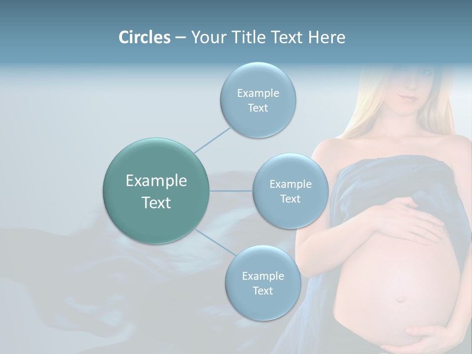 Touching Copyspace Parenthood PowerPoint Template