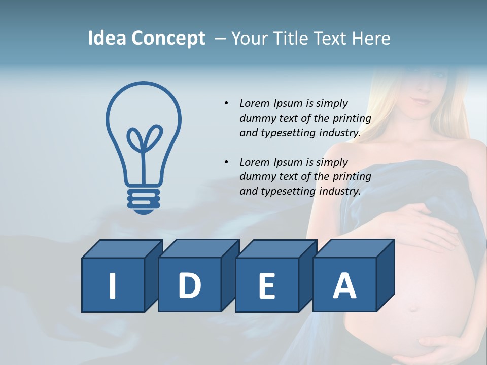 Touching Copyspace Parenthood PowerPoint Template