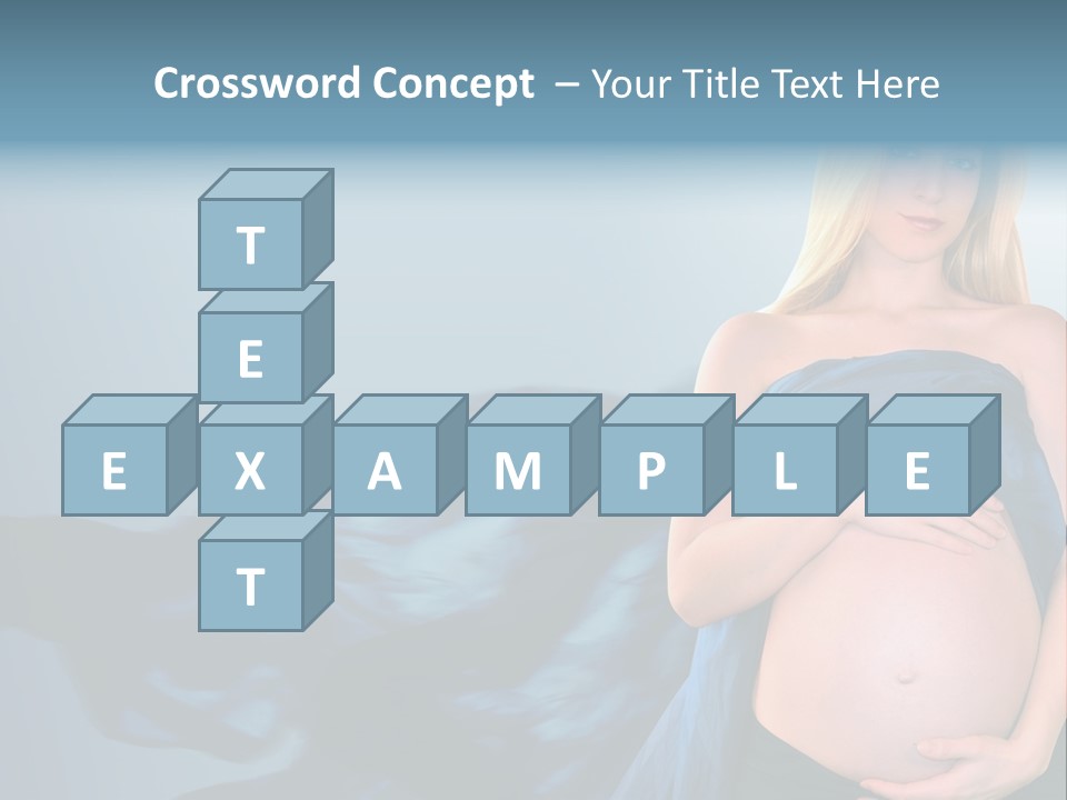 Touching Copyspace Parenthood PowerPoint Template