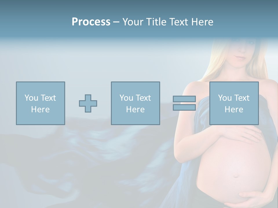 Touching Copyspace Parenthood PowerPoint Template
