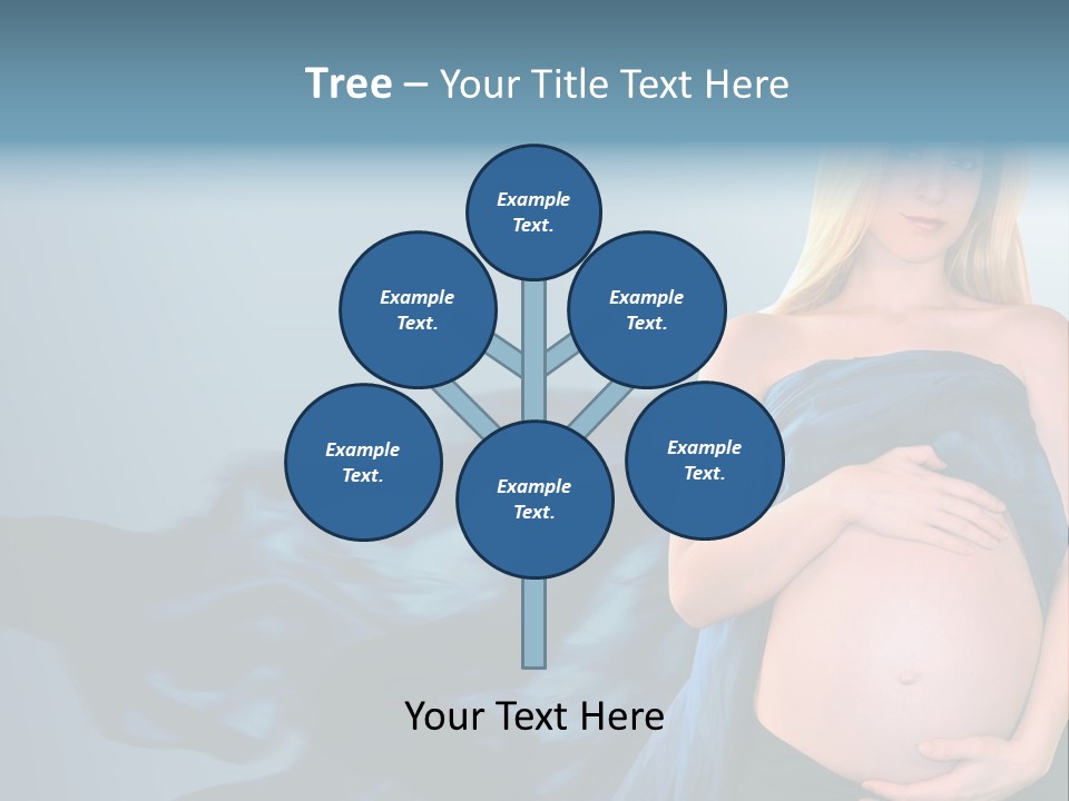 Touching Copyspace Parenthood PowerPoint Template