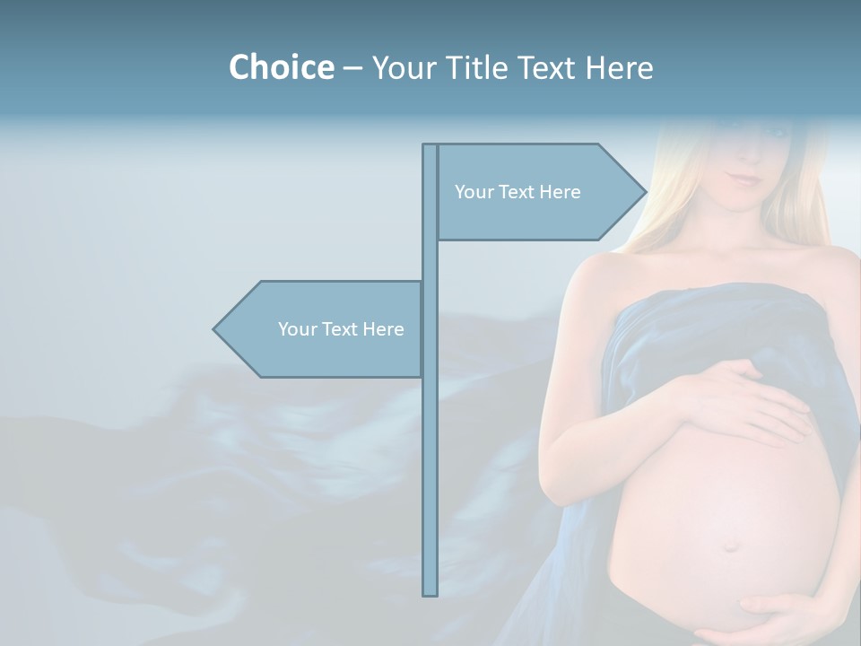 Touching Copyspace Parenthood PowerPoint Template