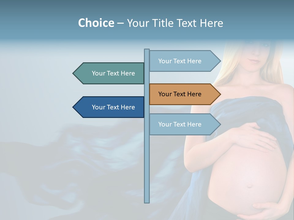 Touching Copyspace Parenthood PowerPoint Template