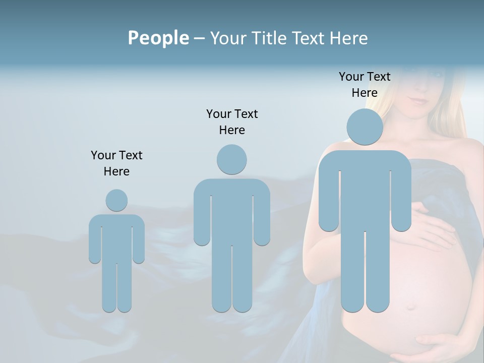 Touching Copyspace Parenthood PowerPoint Template