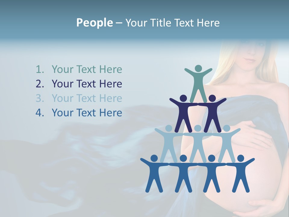 Touching Copyspace Parenthood PowerPoint Template