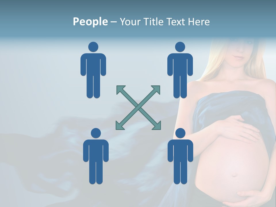 Touching Copyspace Parenthood PowerPoint Template