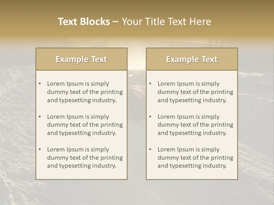 Transportation Street Clean PowerPoint Template