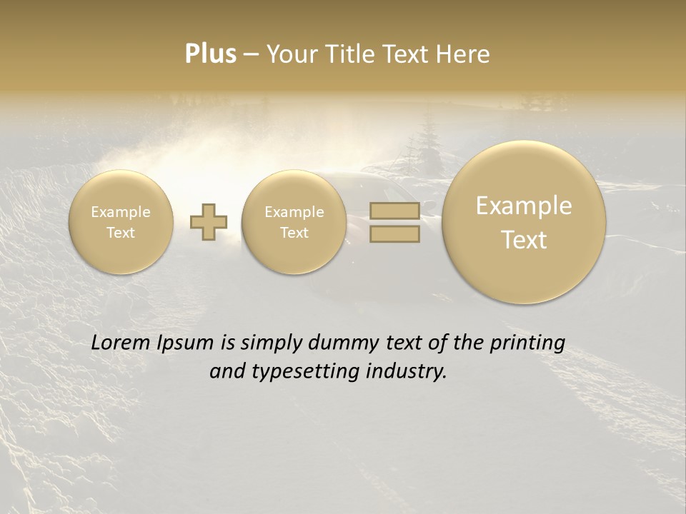 Transportation Street Clean PowerPoint Template