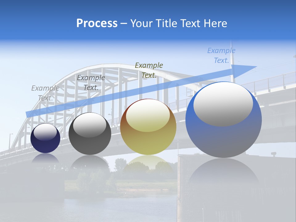 A Bridge Over A Body Of Water With A Sky Background PowerPoint Template
