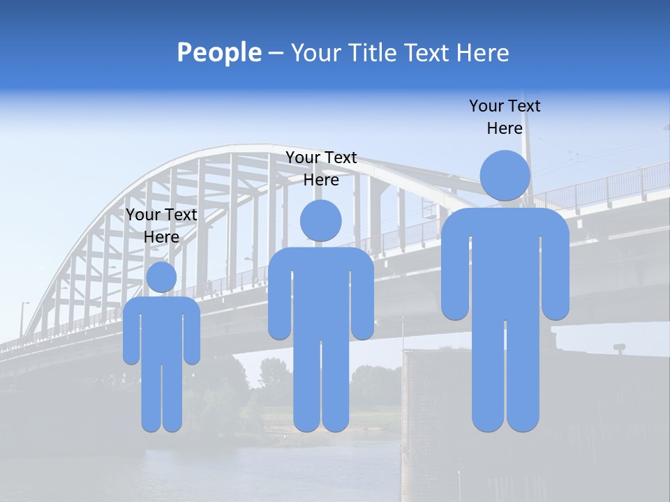 A Bridge Over A Body Of Water With A Sky Background PowerPoint Template