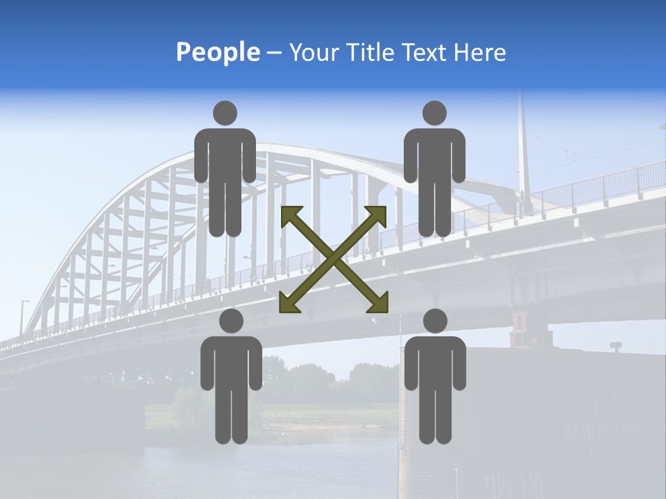 A Bridge Over A Body Of Water With A Sky Background PowerPoint Template