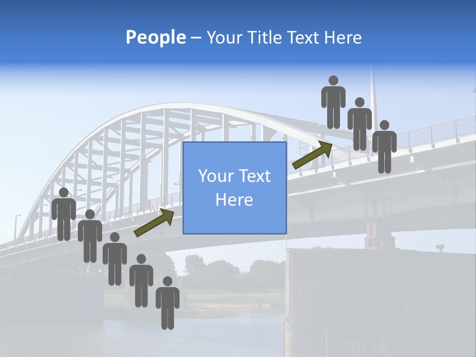 A Bridge Over A Body Of Water With A Sky Background PowerPoint Template