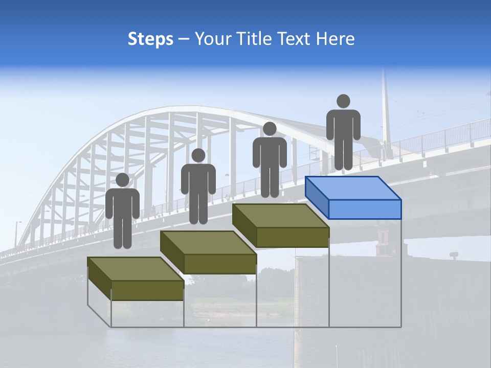 A Bridge Over A Body Of Water With A Sky Background PowerPoint Template