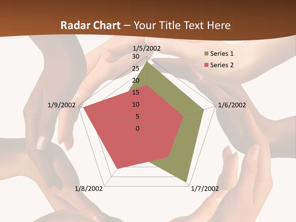 A Group Of Hands Holding Each Other In A Circle PowerPoint Template