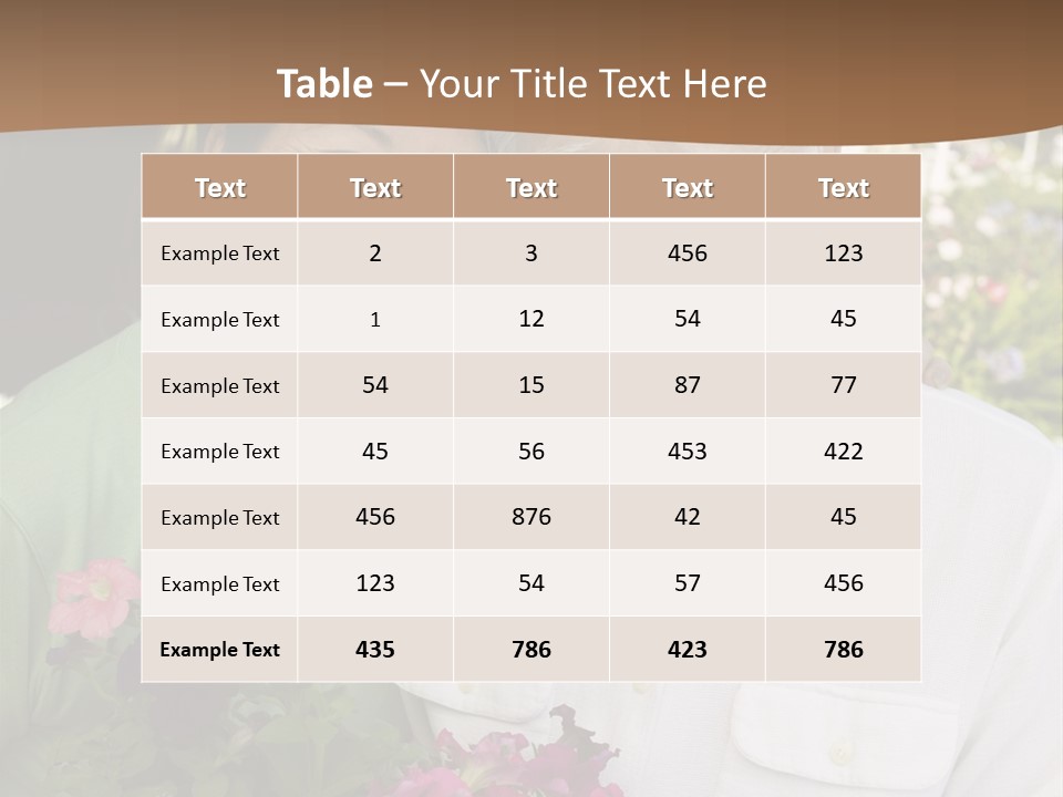 Scenes Relaxed Daily PowerPoint Template