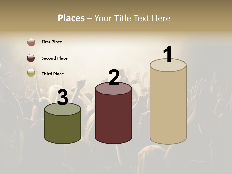 Excitement Nightlife Sound PowerPoint Template