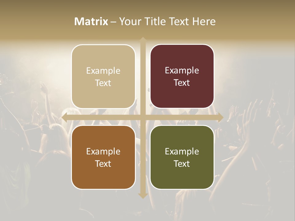 Excitement Nightlife Sound PowerPoint Template