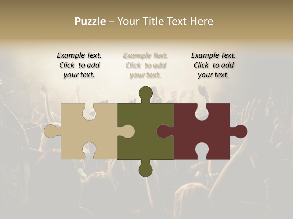 Excitement Nightlife Sound PowerPoint Template