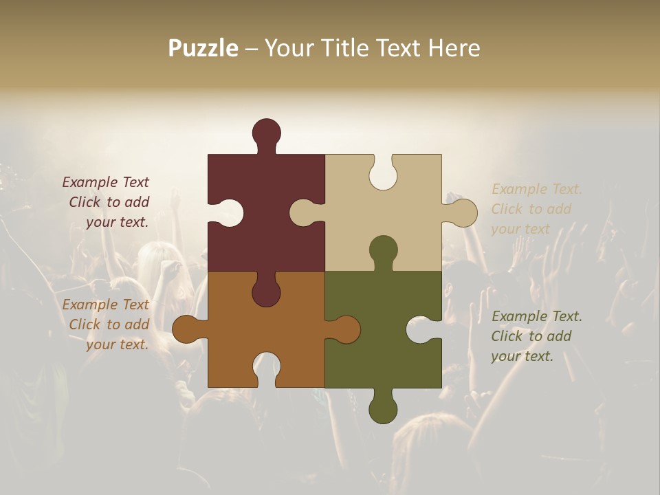 Excitement Nightlife Sound PowerPoint Template