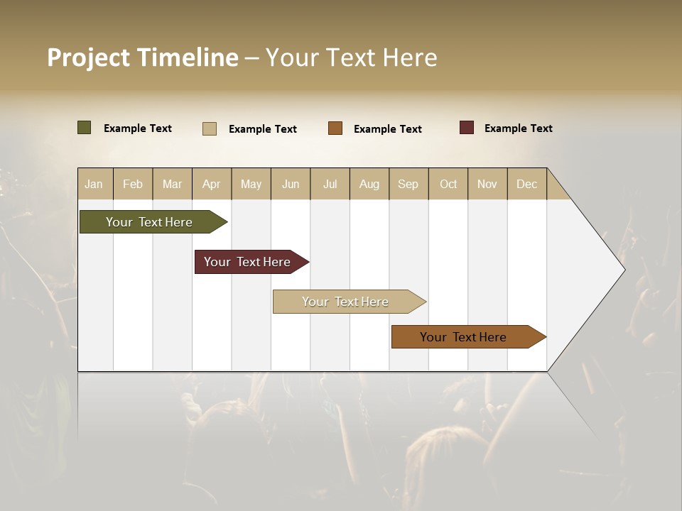 Excitement Nightlife Sound PowerPoint Template