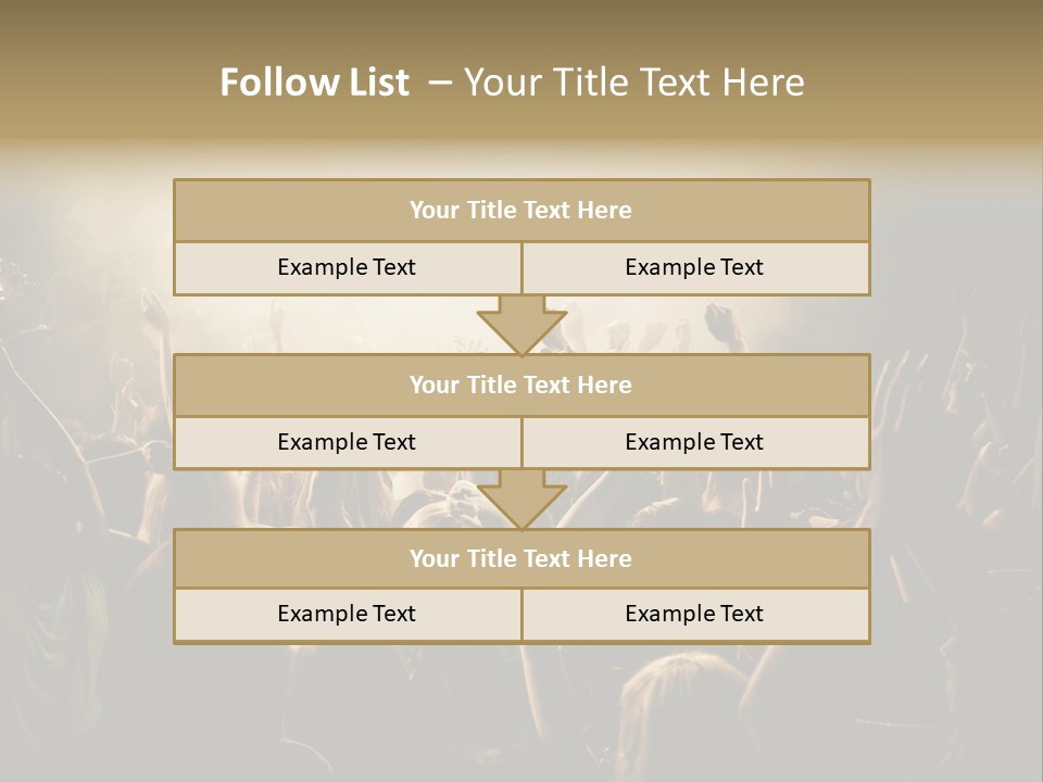 Excitement Nightlife Sound PowerPoint Template