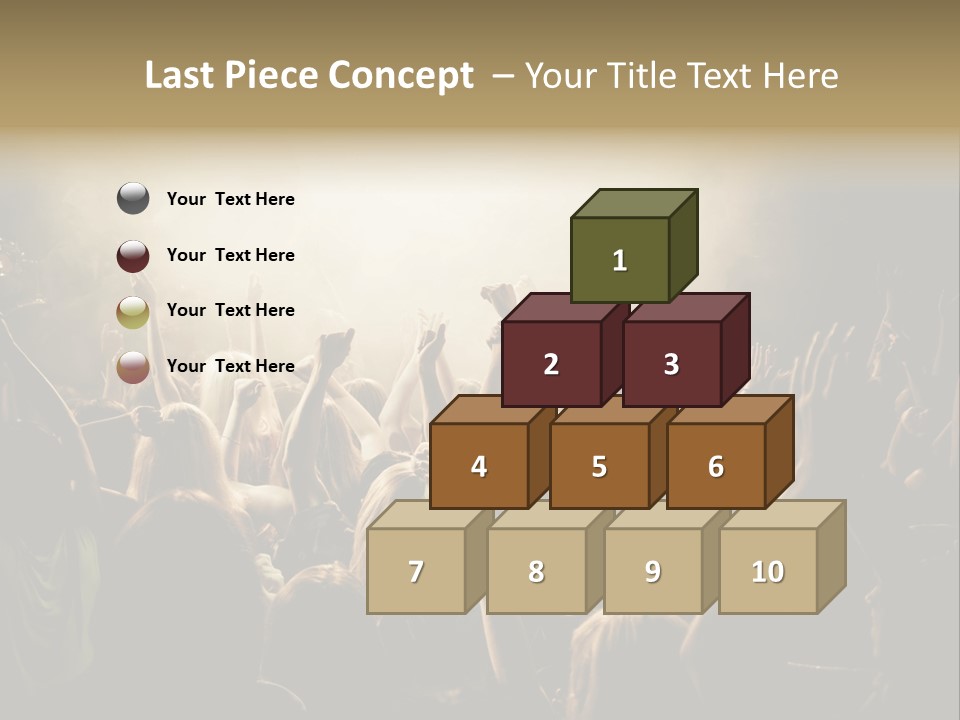 Excitement Nightlife Sound PowerPoint Template