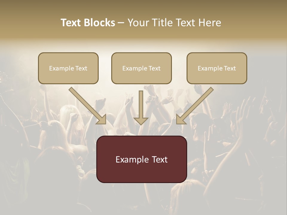Excitement Nightlife Sound PowerPoint Template