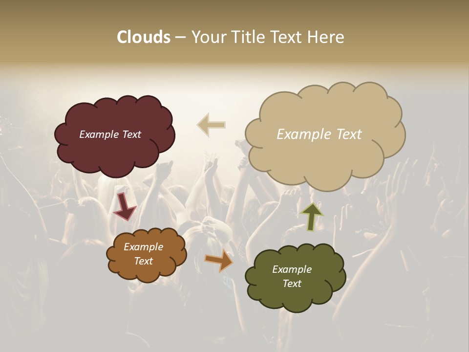 Excitement Nightlife Sound PowerPoint Template