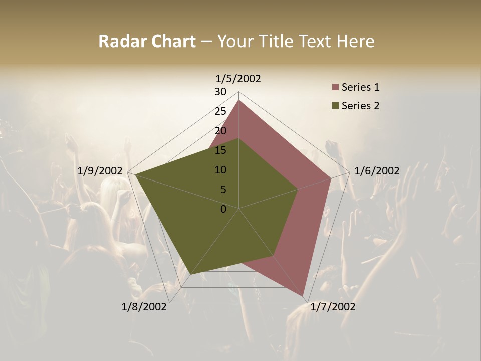 Excitement Nightlife Sound PowerPoint Template
