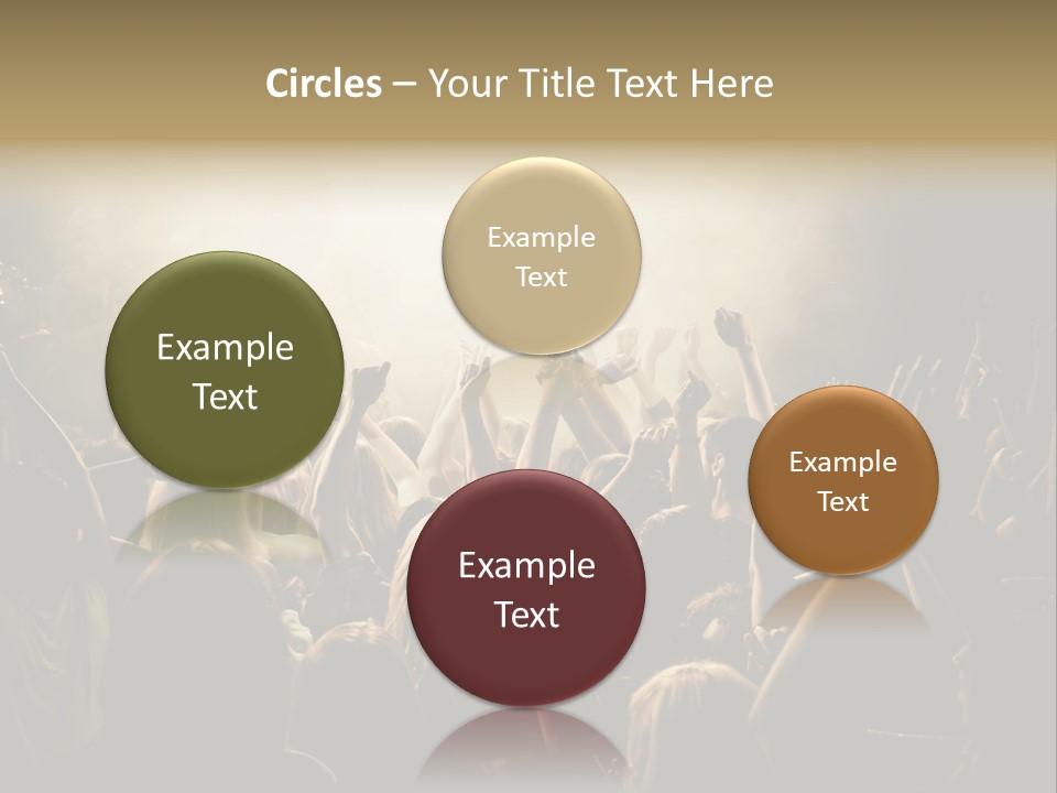 Excitement Nightlife Sound PowerPoint Template