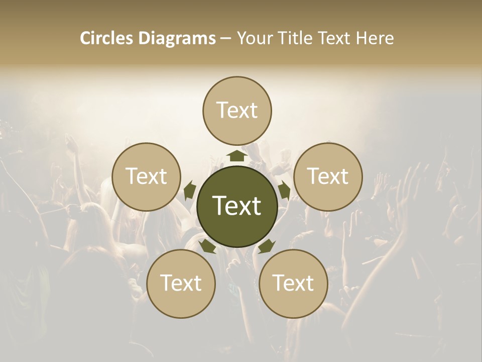 Excitement Nightlife Sound PowerPoint Template