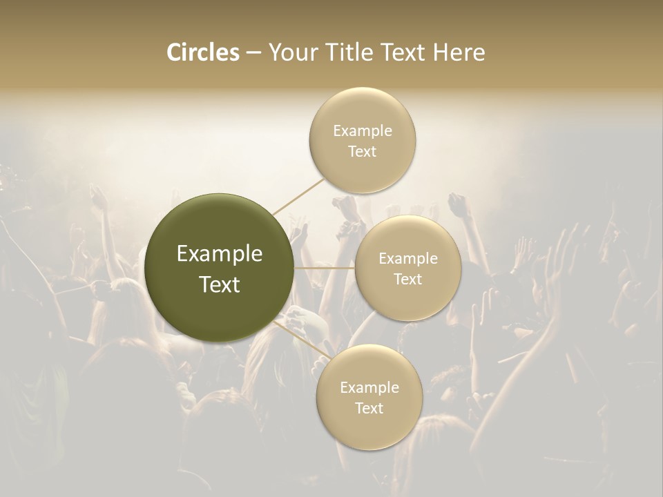 Excitement Nightlife Sound PowerPoint Template