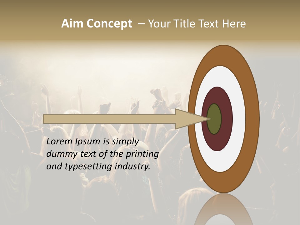 Excitement Nightlife Sound PowerPoint Template