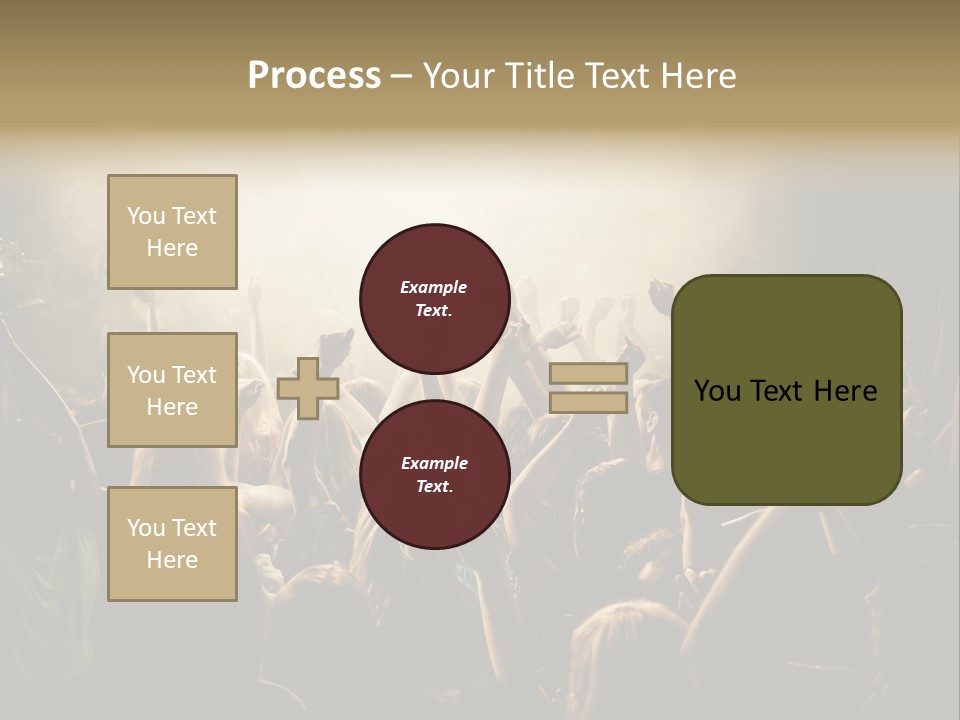 Excitement Nightlife Sound PowerPoint Template