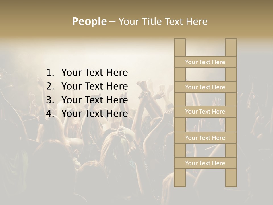 Excitement Nightlife Sound PowerPoint Template