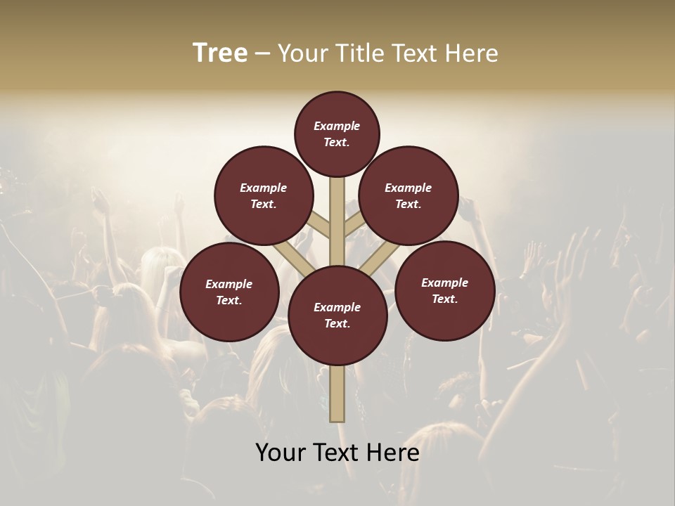 Excitement Nightlife Sound PowerPoint Template