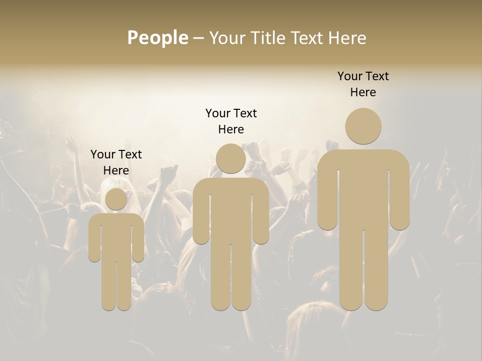 Excitement Nightlife Sound PowerPoint Template