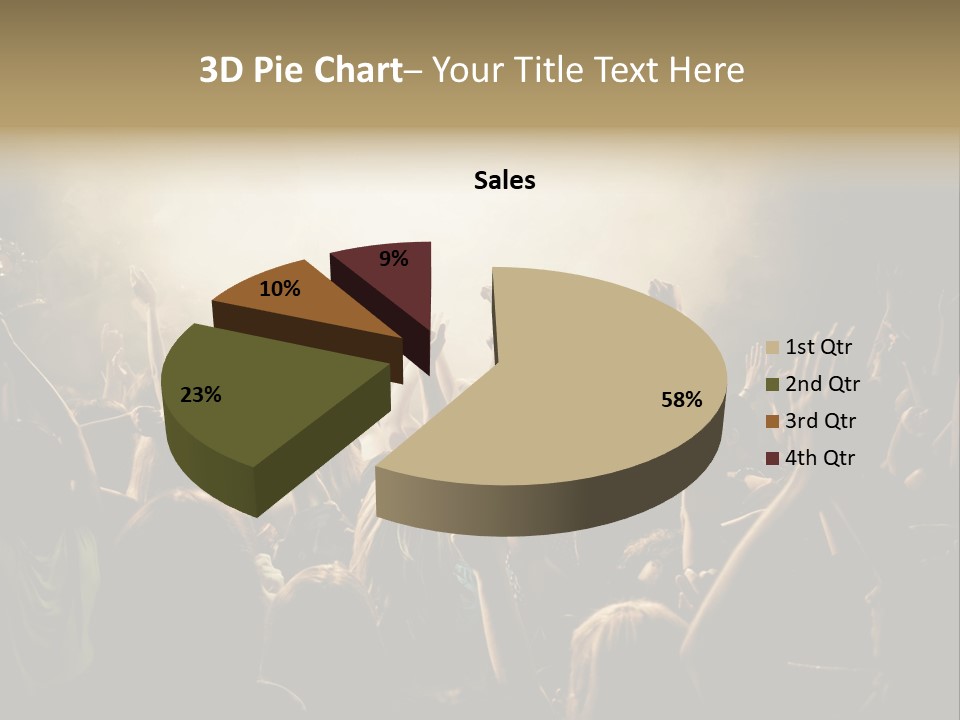 Excitement Nightlife Sound PowerPoint Template