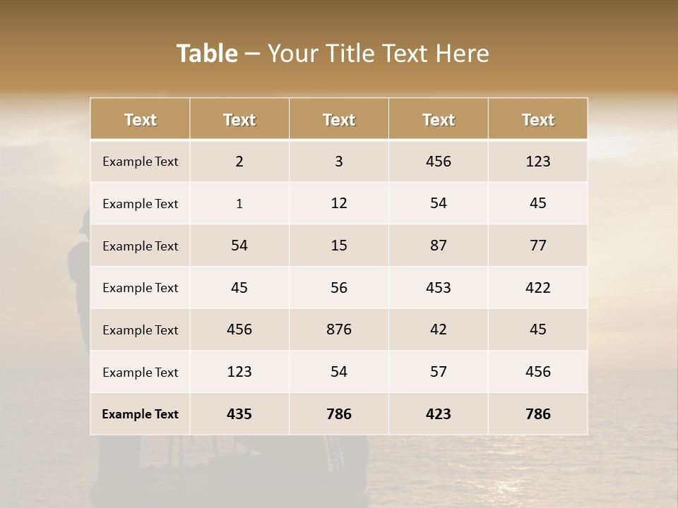 Height Vest Gulf PowerPoint Template