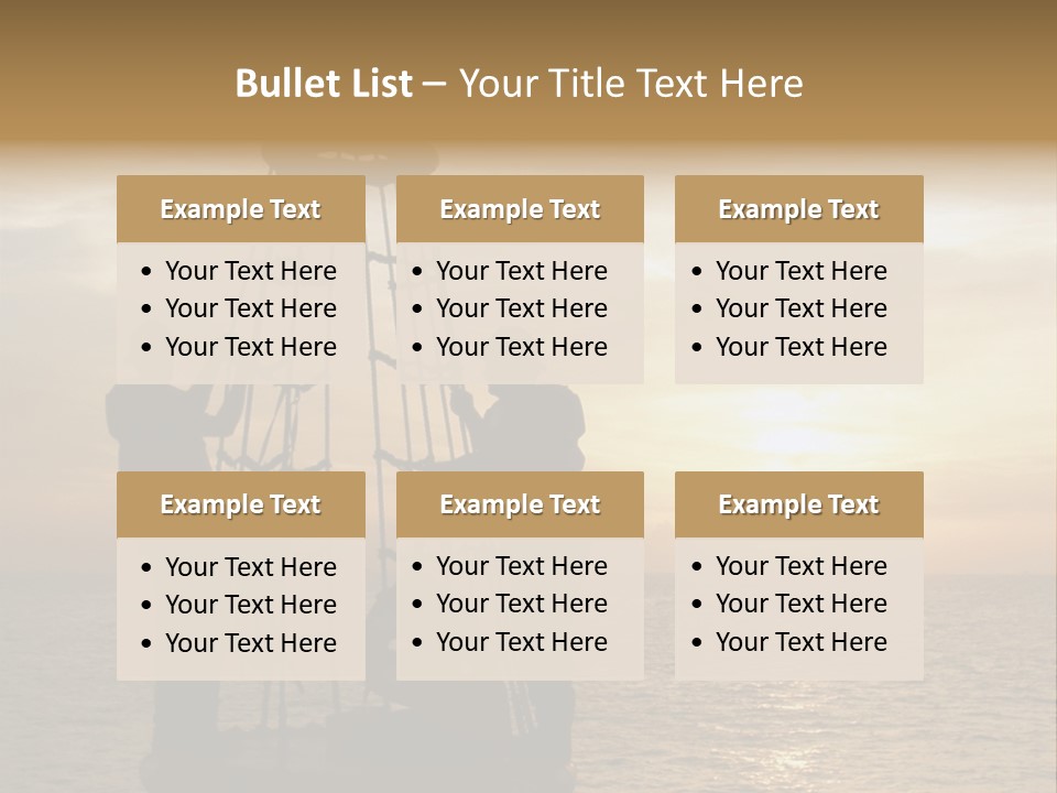 Height Vest Gulf PowerPoint Template