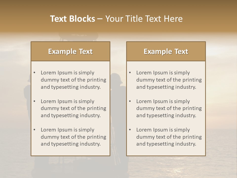 Height Vest Gulf PowerPoint Template