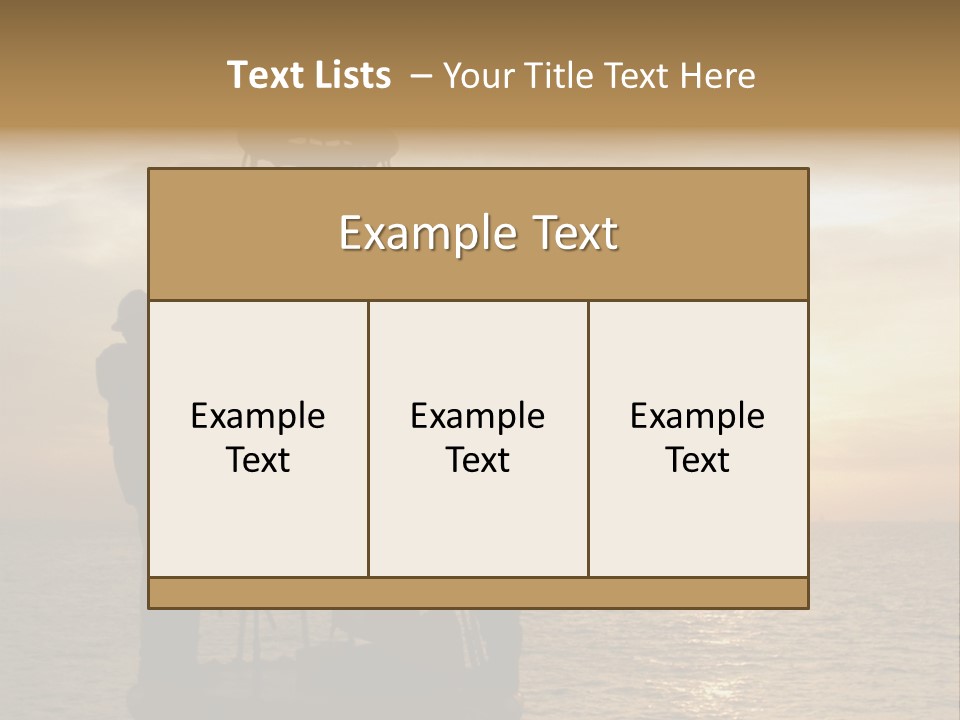 Height Vest Gulf PowerPoint Template