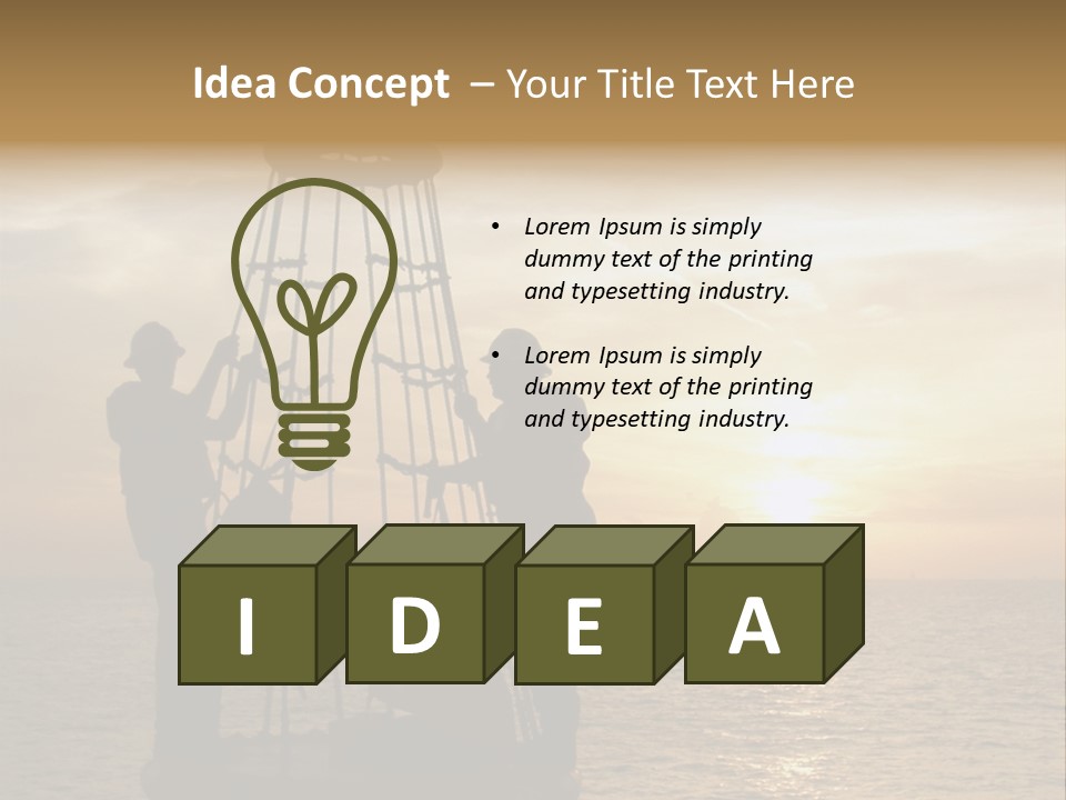 Height Vest Gulf PowerPoint Template