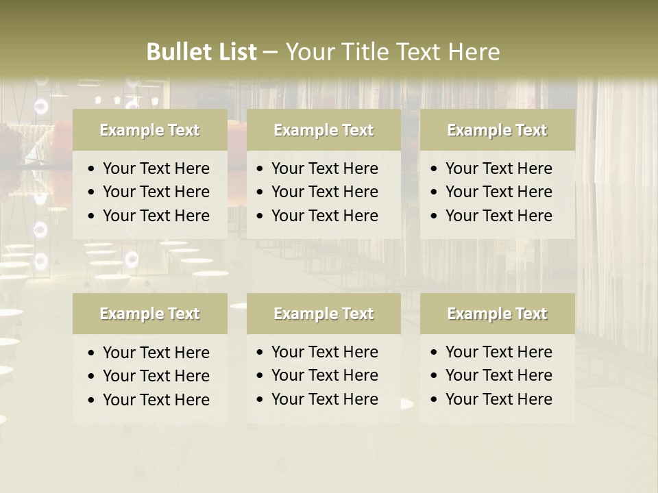 Buy Table White PowerPoint Template