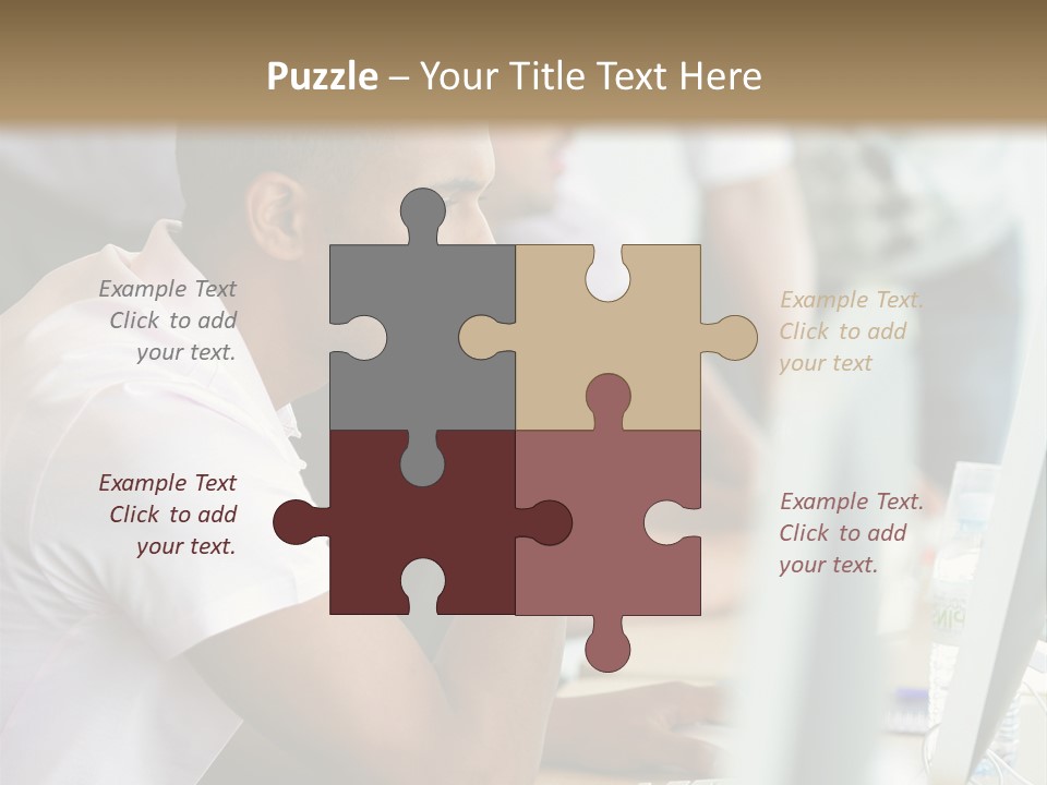 Student Class Lab PowerPoint Template