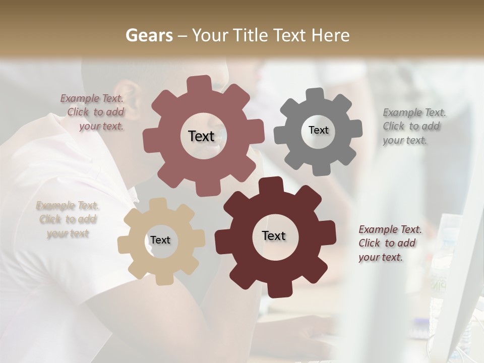 Student Class Lab PowerPoint Template