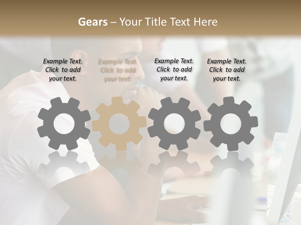 Student Class Lab PowerPoint Template